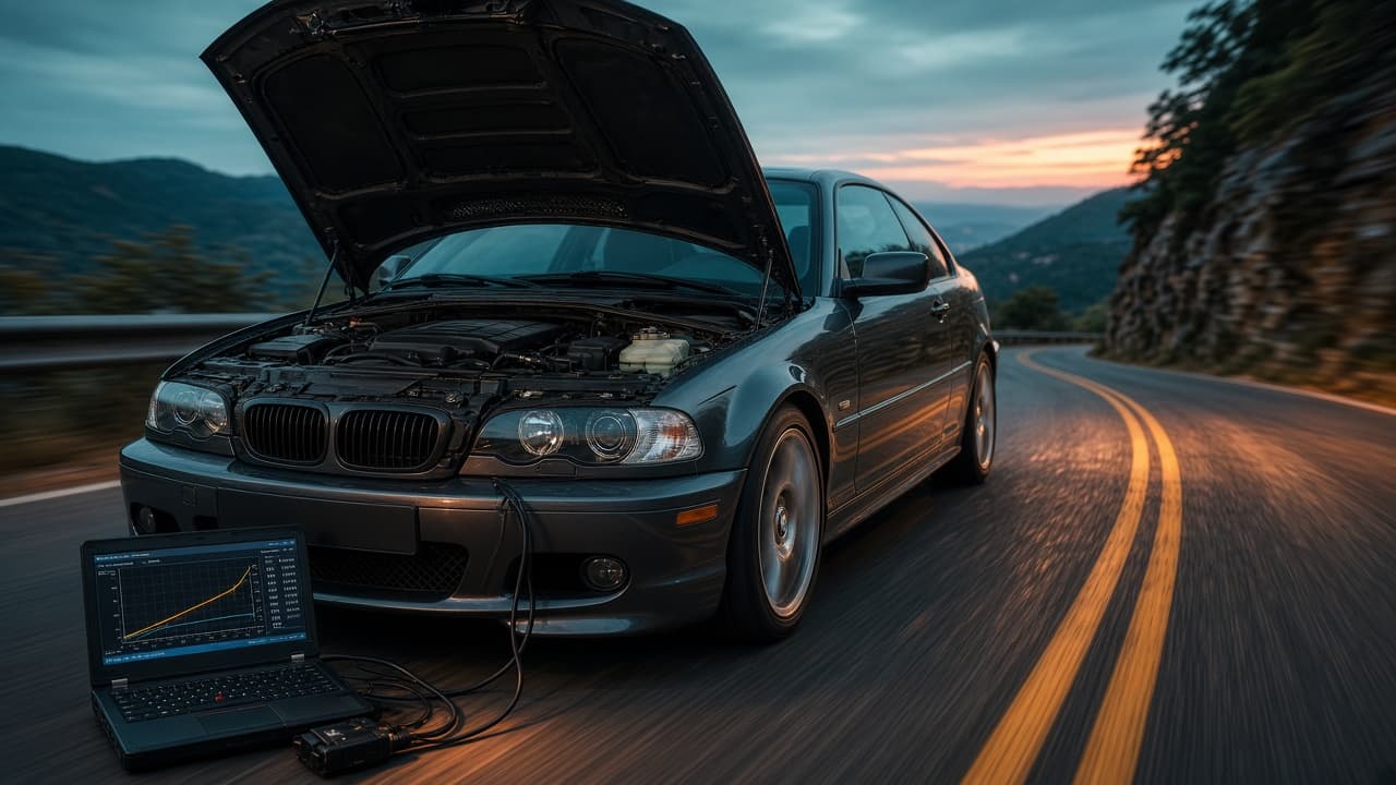 Laptop ile BMW ECU dosyası okuma